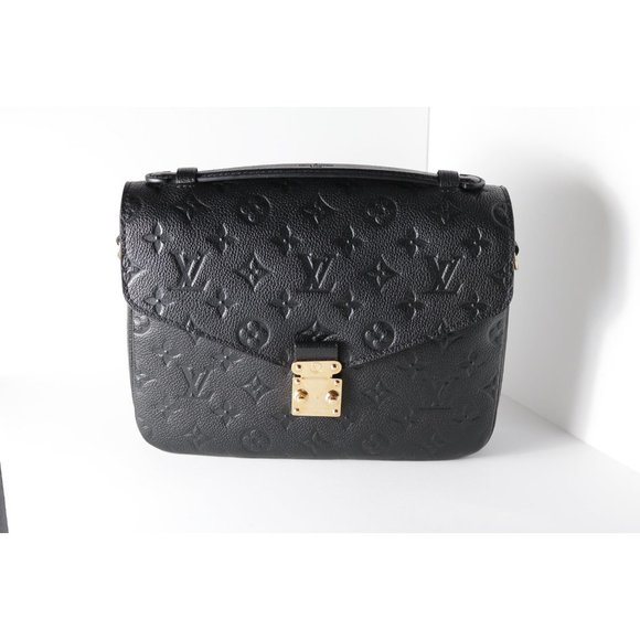 Louis Vuitton Pochette Metis Monogram Empreinte Noir Shoulder Bag Box Dustcover - Picture 2 of 10